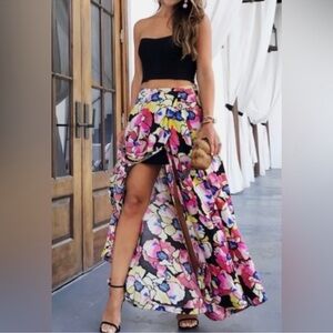 Free People Hot Tropics Maxi Skirt SZ 8